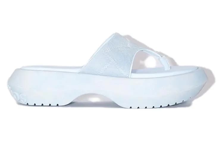 Acne Studios Flip Flops Qadın Mavi/Bej 2