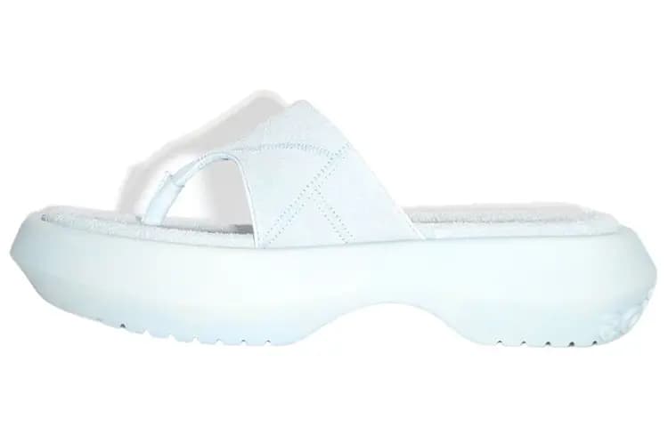 Acne Studios Flip Flops Qadın Mavi/Bej