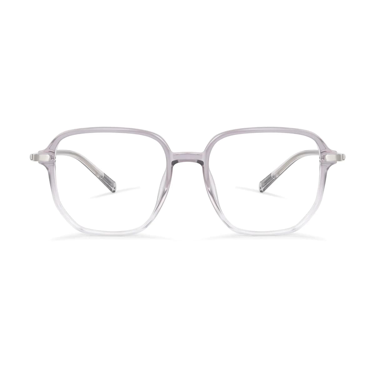 PULAIS Fashion Blue Light UV Protection Large Frame Retro Transparent Glasses Frame TR/Memory Plastic Square Functional Glasses Unisex 3