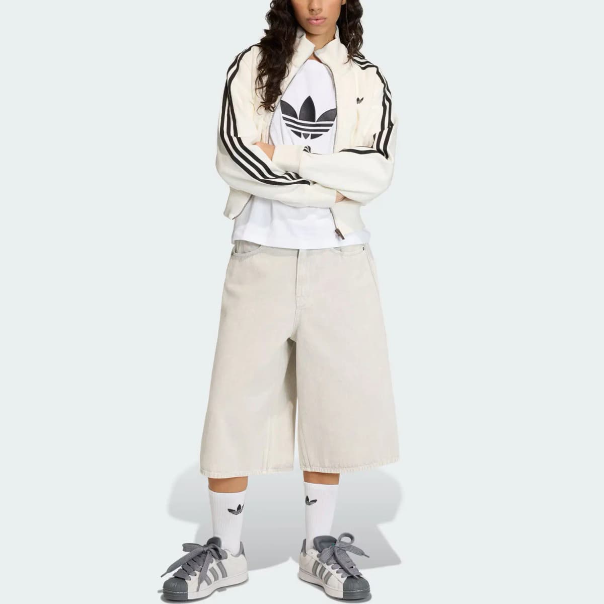 adidas originals Firebird TRACK TOP DENIM 2