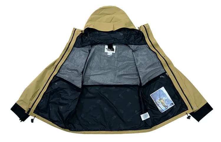 THE NORTH FACE 1986 Series FW22 Outdoor Hiking Water-Resistant Windproof Breathable Windbreaker Jacket Unisex Khaki 3