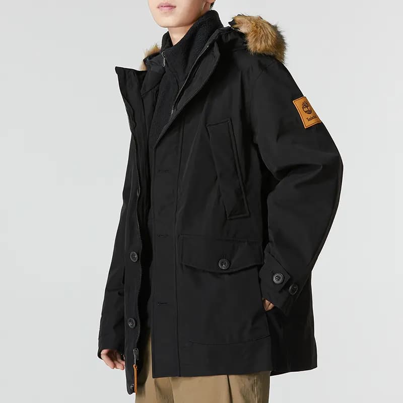 Timberland Windbreaker Kişi Gödəkçəsi Qara 6