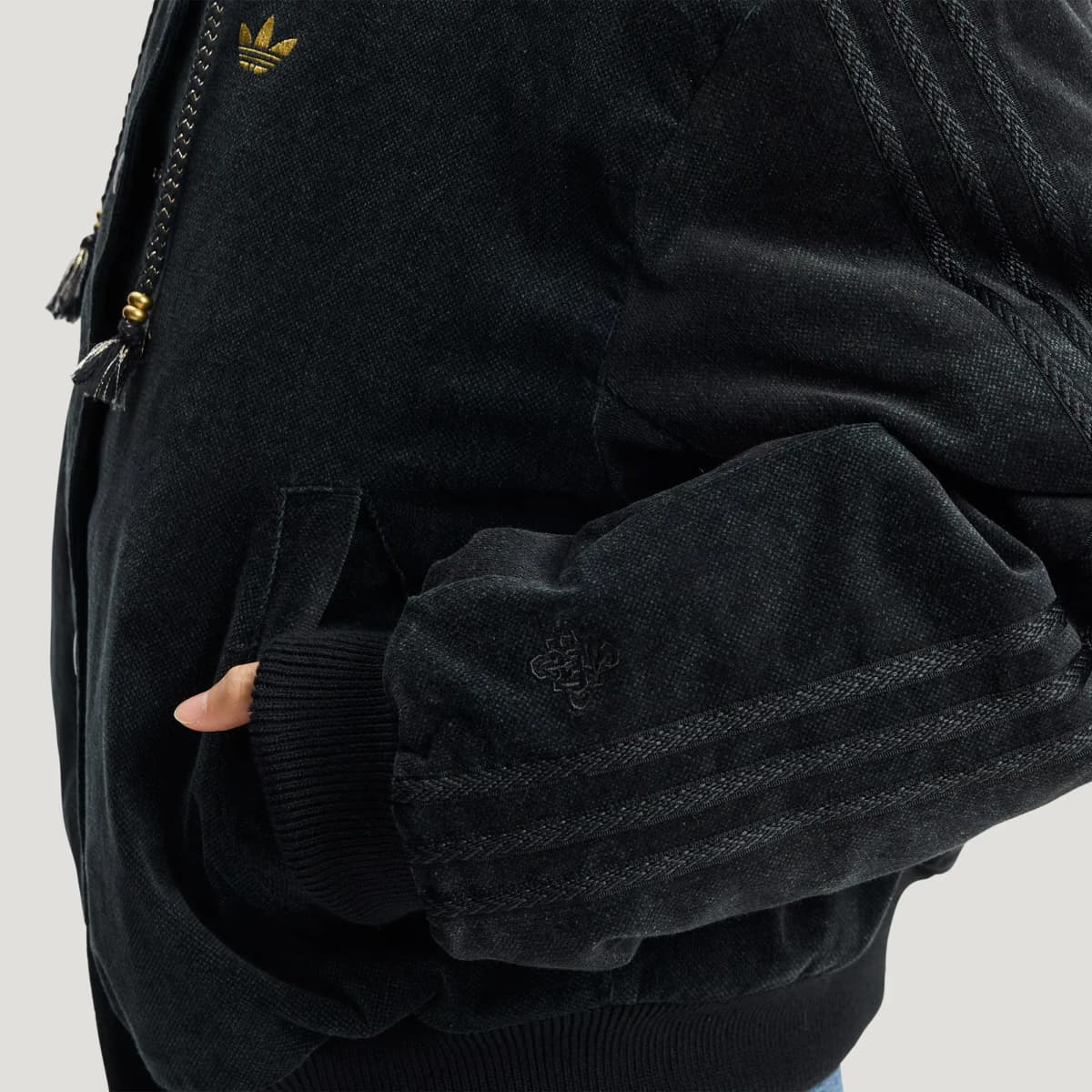 adidas originals JACKET PADDED Year of the Horse Limited CNY New Year Warm Hooded Sporty Loose Padded Jacket Women's 7