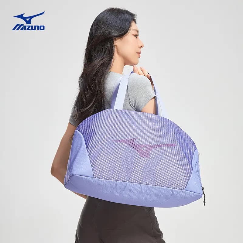 Mizuno Large Capacity Wet-Dry Separation Independent Shoe Compartment Waterproof Durable Training Swim Bag Polyester Unisex 4