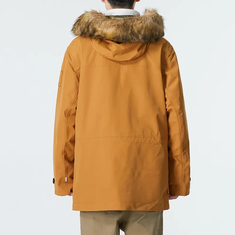 Timberland Waterproof And Windproof To Keep Warm Windbreaker Jacket Men's Wheat 7