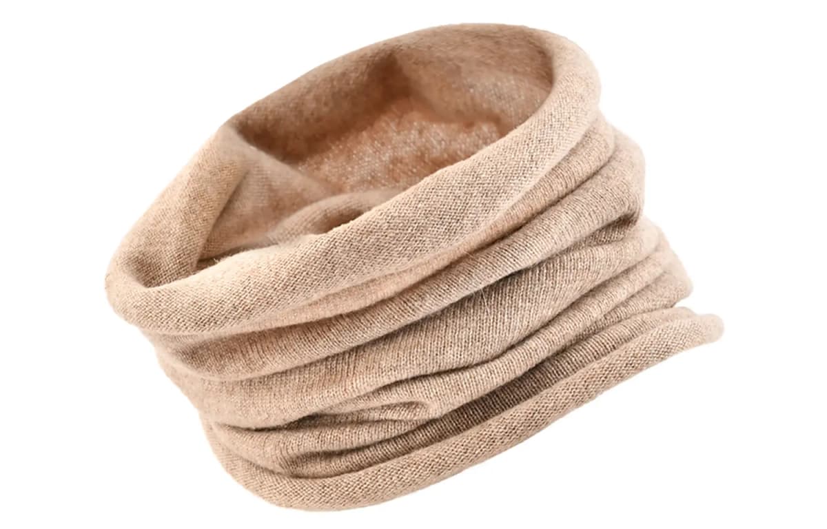 KENMONT Knitted Thick Yarn Japanese Korean Style Outdoor Cycling Warm Wool Blend Scarf Women's 3