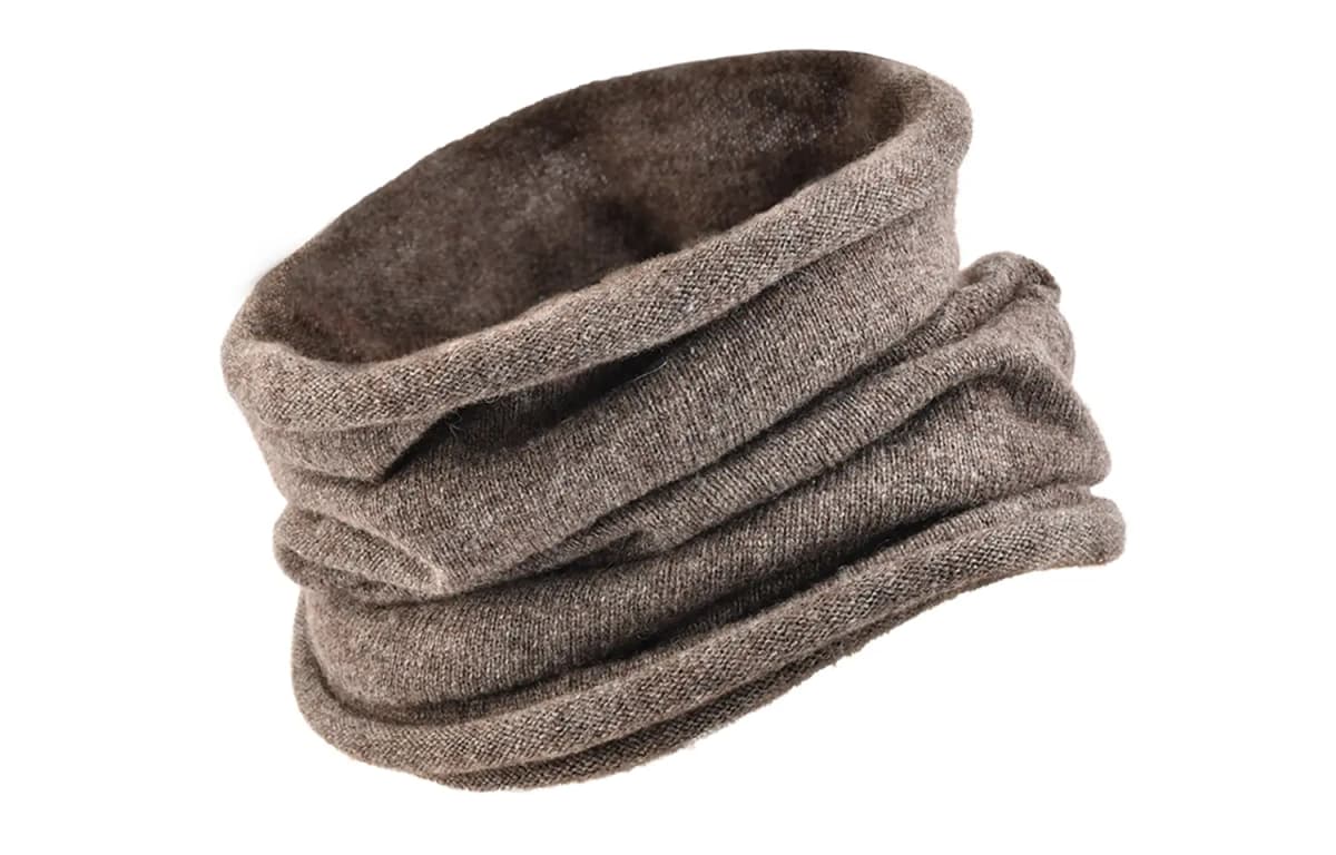 KENMONT Knitted Thick Yarn Japanese Korean Style Outdoor Cycling Warm Wool Blend Scarf Women's 4