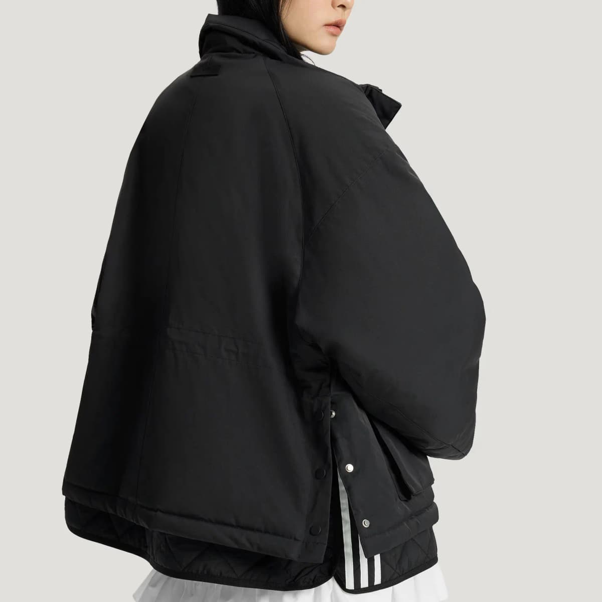 adidas Originals PREMIUM 3S PADDED Warm Sports Loose Stripe Padded Jacket Women's 5