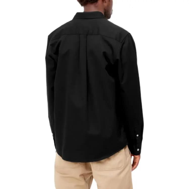 Carhartt WIP Uzunqol Köynək Kişi Kömür Qara 6