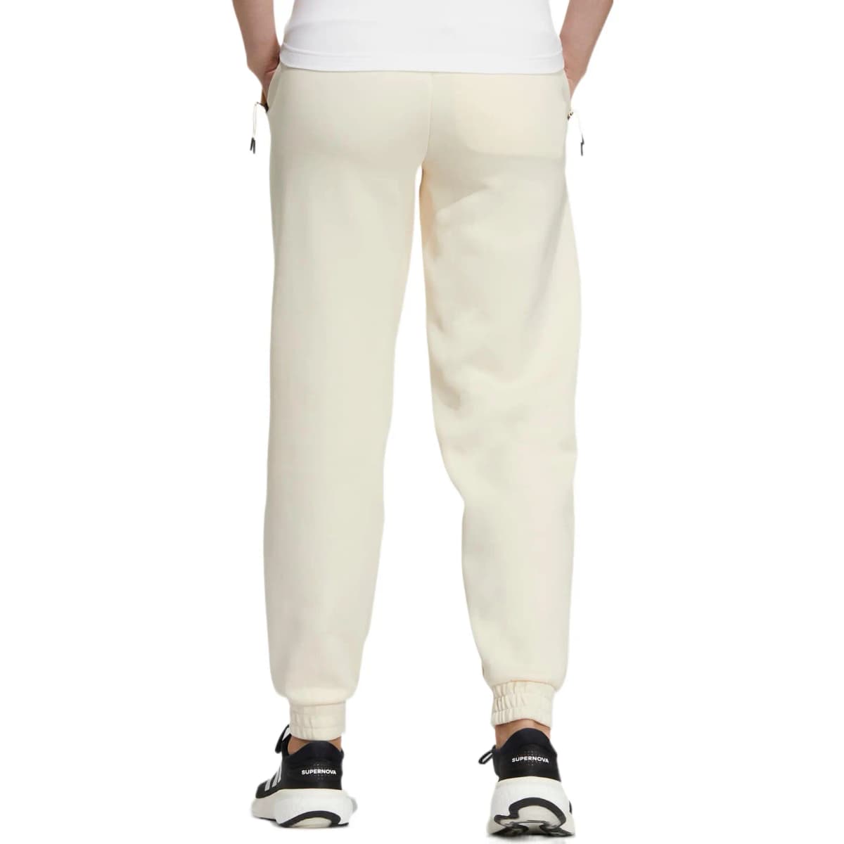 Adidas Knitted Sweatpants Women's Light Beige 3