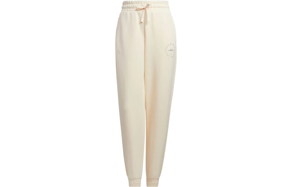 Adidas Knitted Sweatpants Women's Light Beige