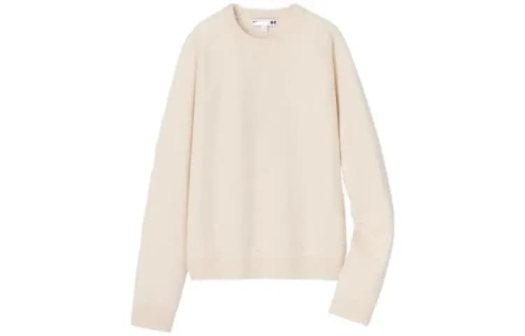 UNIQLO Kaşmir Qadın Sviteri Ecru