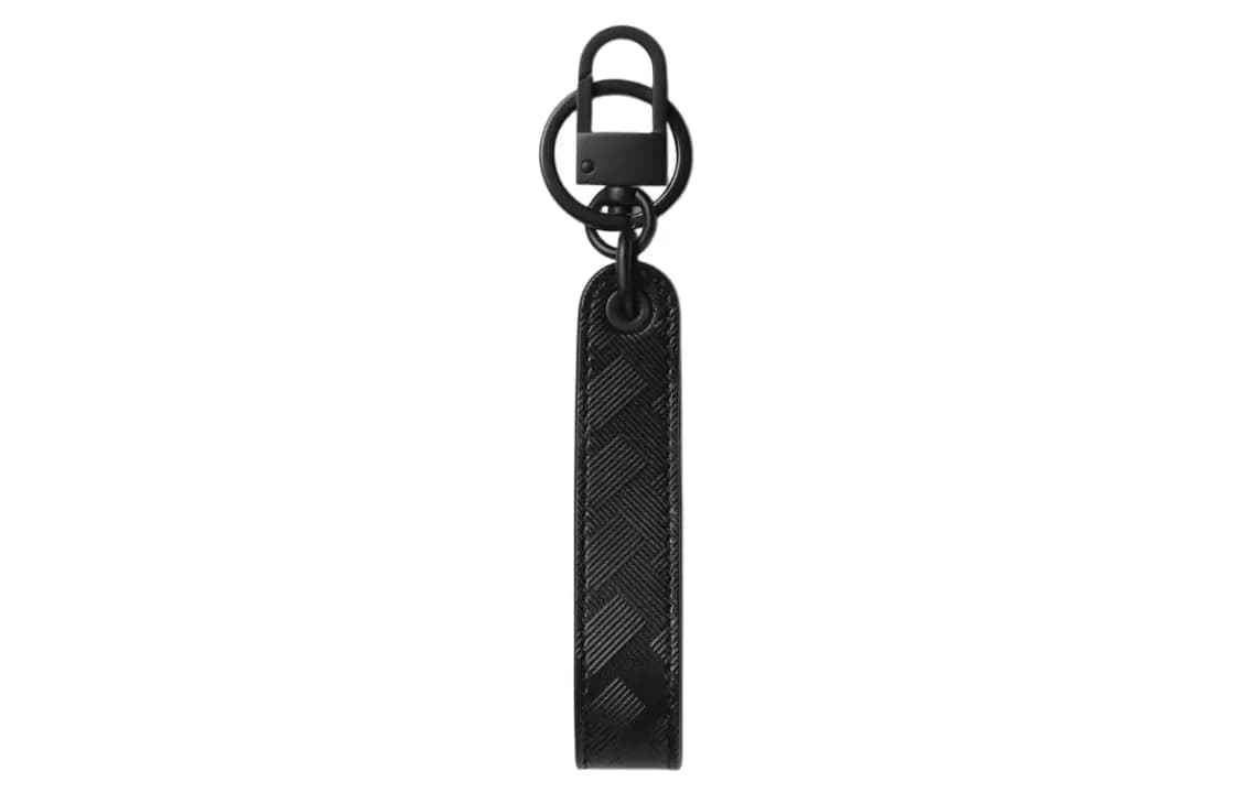 MONTBLANC Cow Leather Keychains Unisex Black 2