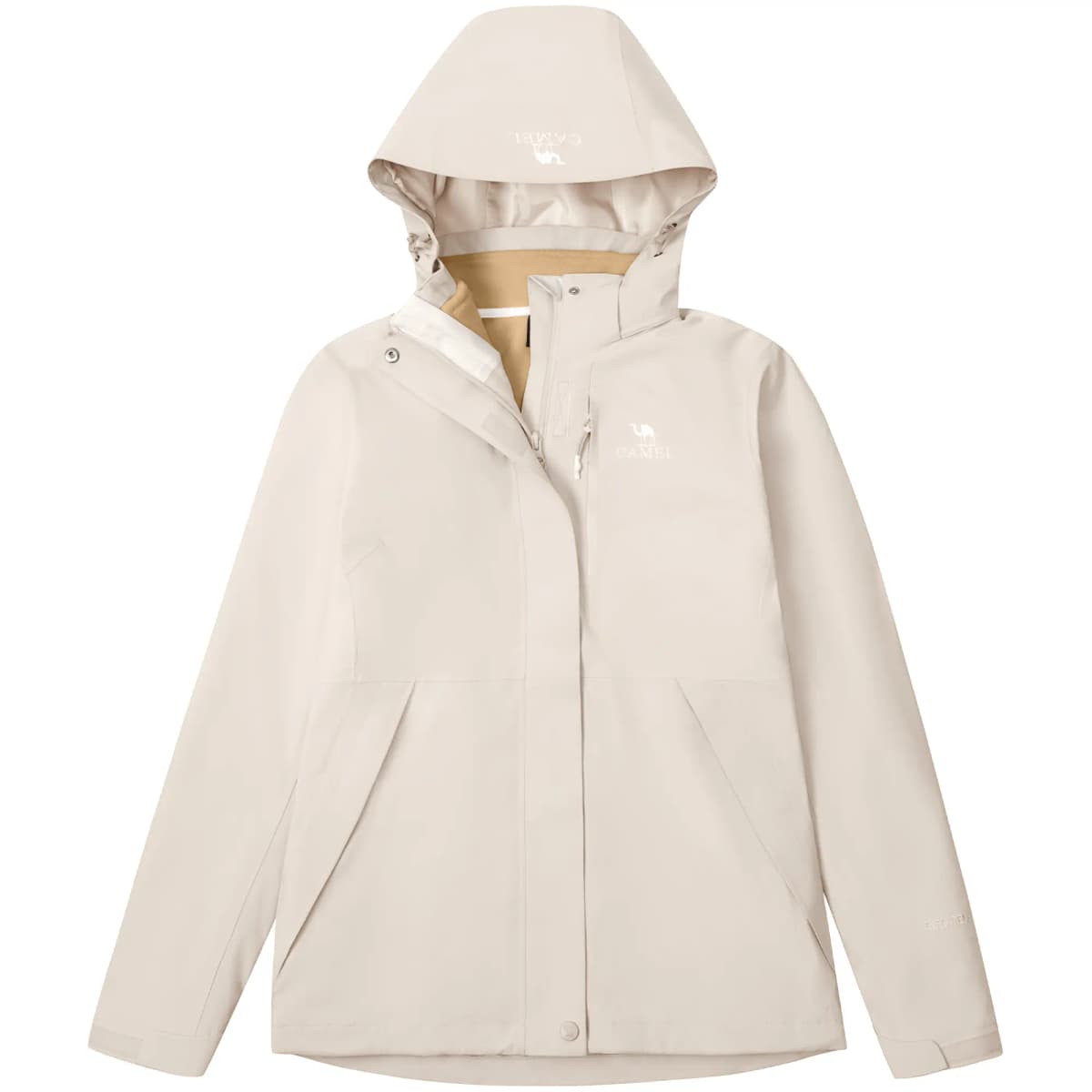 CAMEL Waterproof, Windproof, Breathable, And Thermal Windbreaker Jacket Women's 34