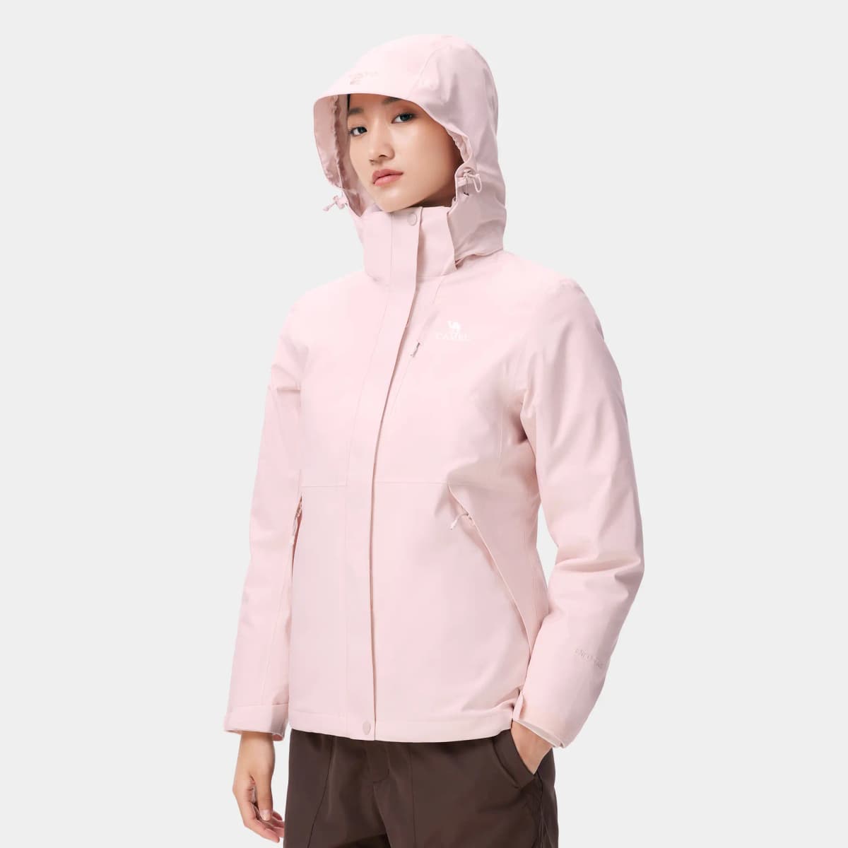 CAMEL Waterproof, Windproof, Breathable, And Thermal Windbreaker Jacket Women's 45