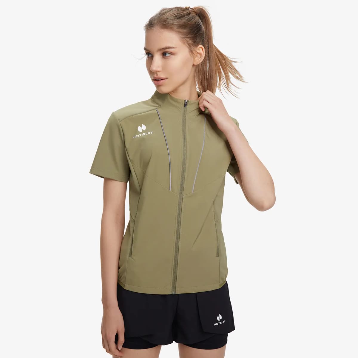 HOTSUIT Sweat Series Qadın İdman Köynəyi 26