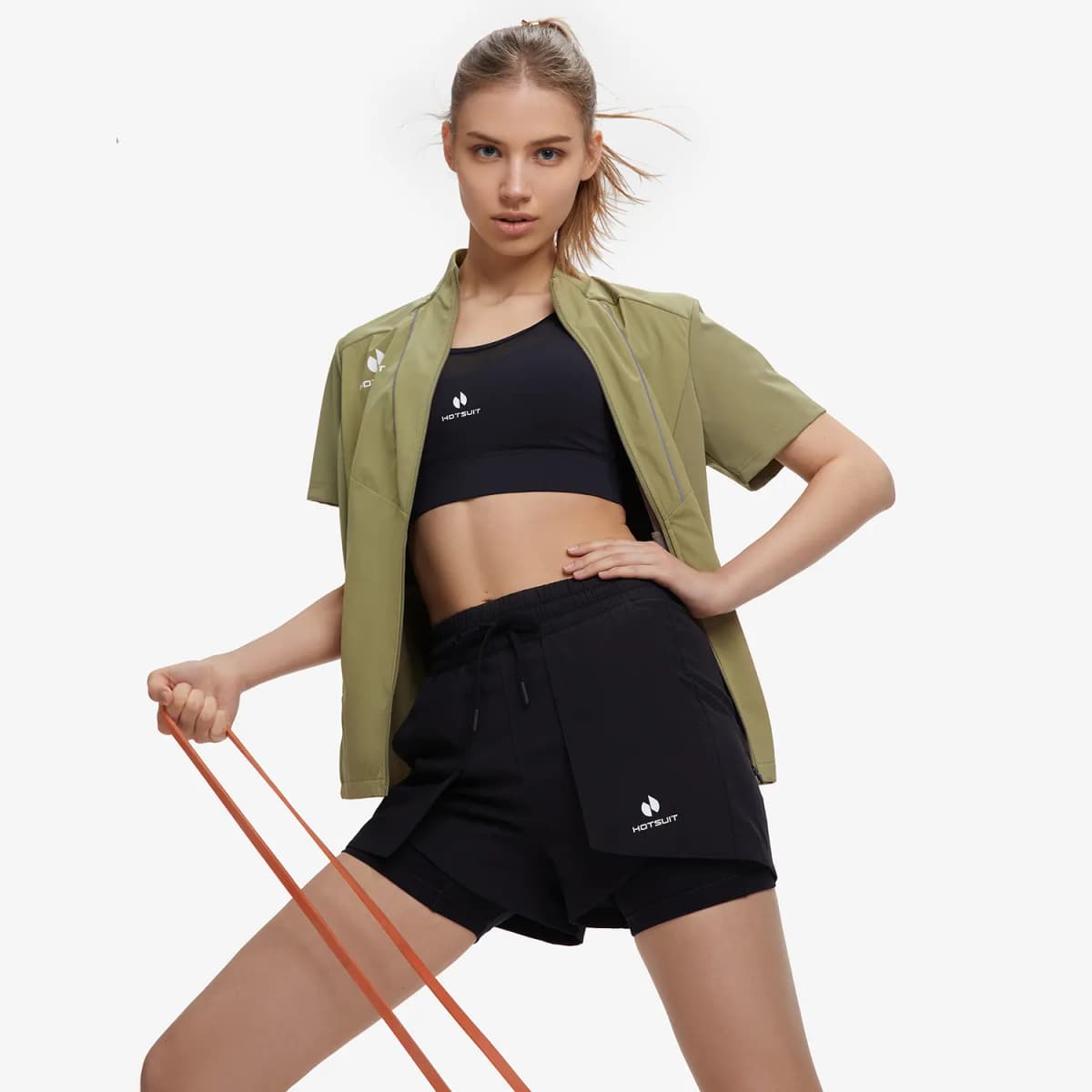 HOTSUIT Sweat Series Qadın İdman Köynəyi 27