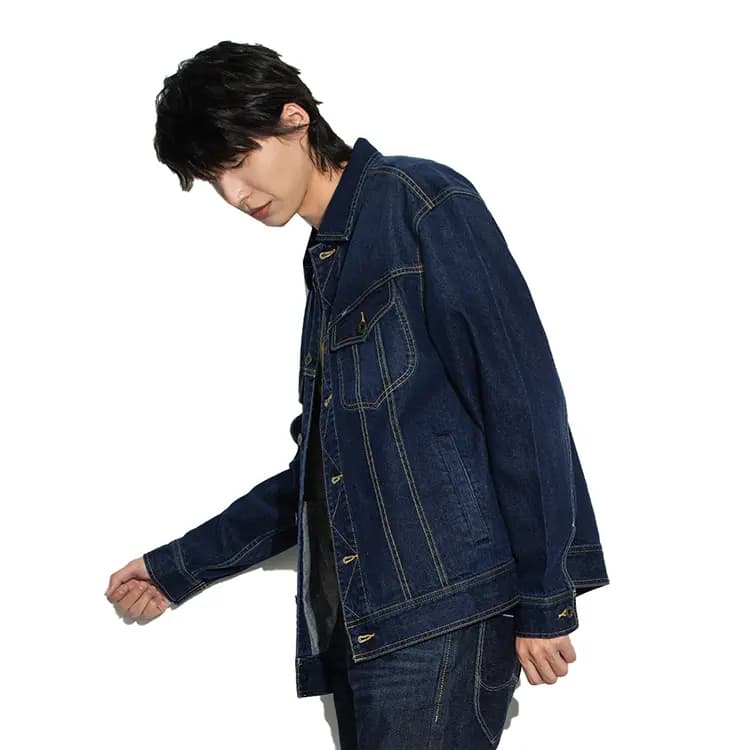 Lee FW22 Kişi Denim Pencəyi Mavi 4