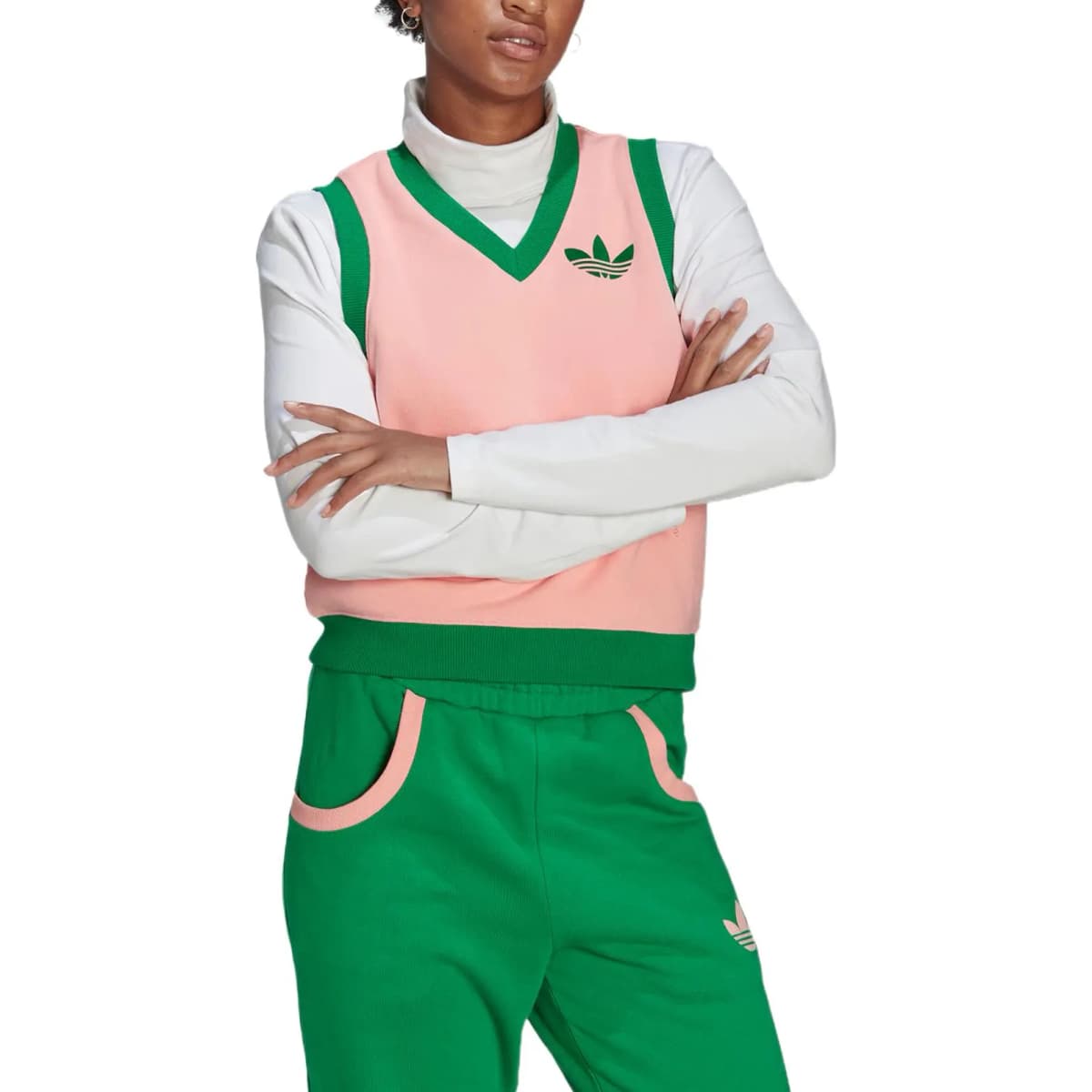 adidas Originals Qolsuz İdman Köynəyi Qadın Çəhrayı 3
