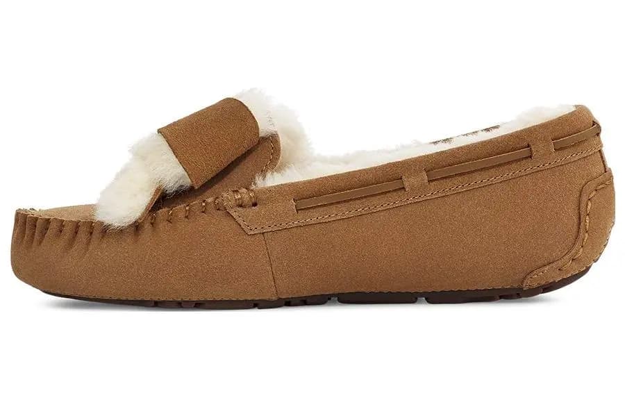 UGG Dakota Fur Bow Qadın Çəkmə Qəhvəyi
