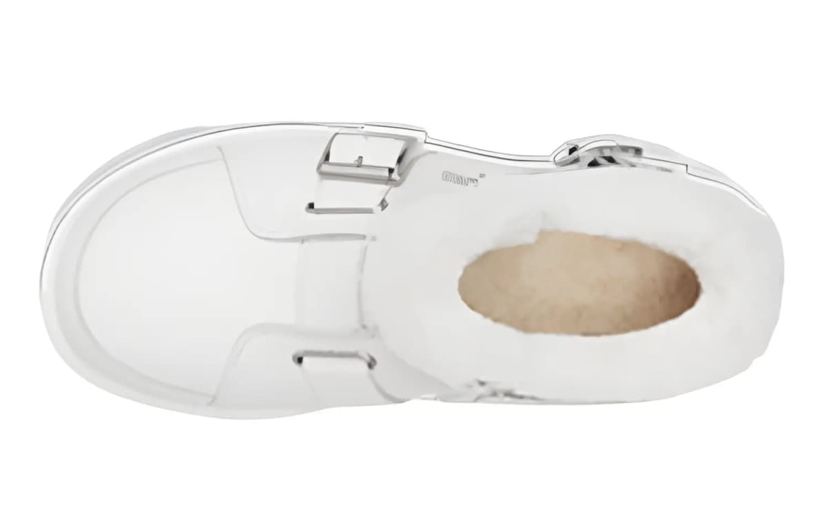 UGG Mini Buckle Short Boots 'White' Women's 4