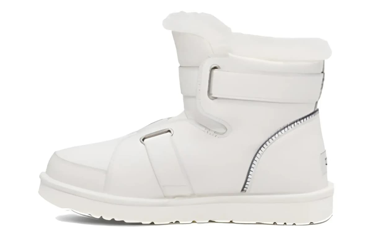 UGG Mini Buckle Qadın Çəkmələri Ağ