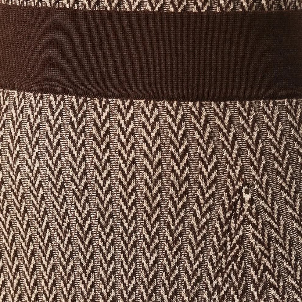 Polo Ralph Lauren Merino Yun Uzun Ətək Qadın Qəhvəyi 5