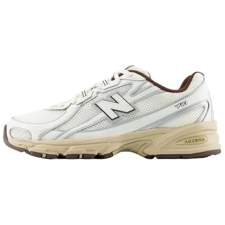 New Balance NB 740 Retro Unisex Ayaqqabı Bej/Ağ