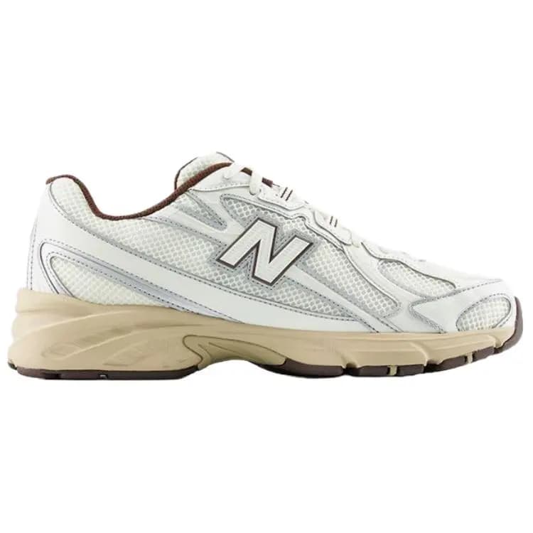 New Balance NB 740 Retro Casual Dad Shoes Unisex Beige-White 2