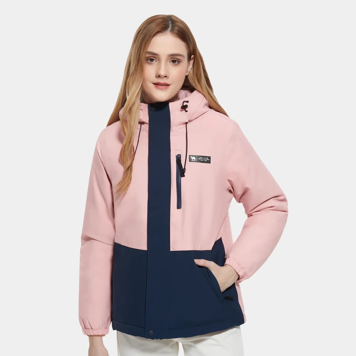 CAMEL Windbreaker Jackets Women's 3
