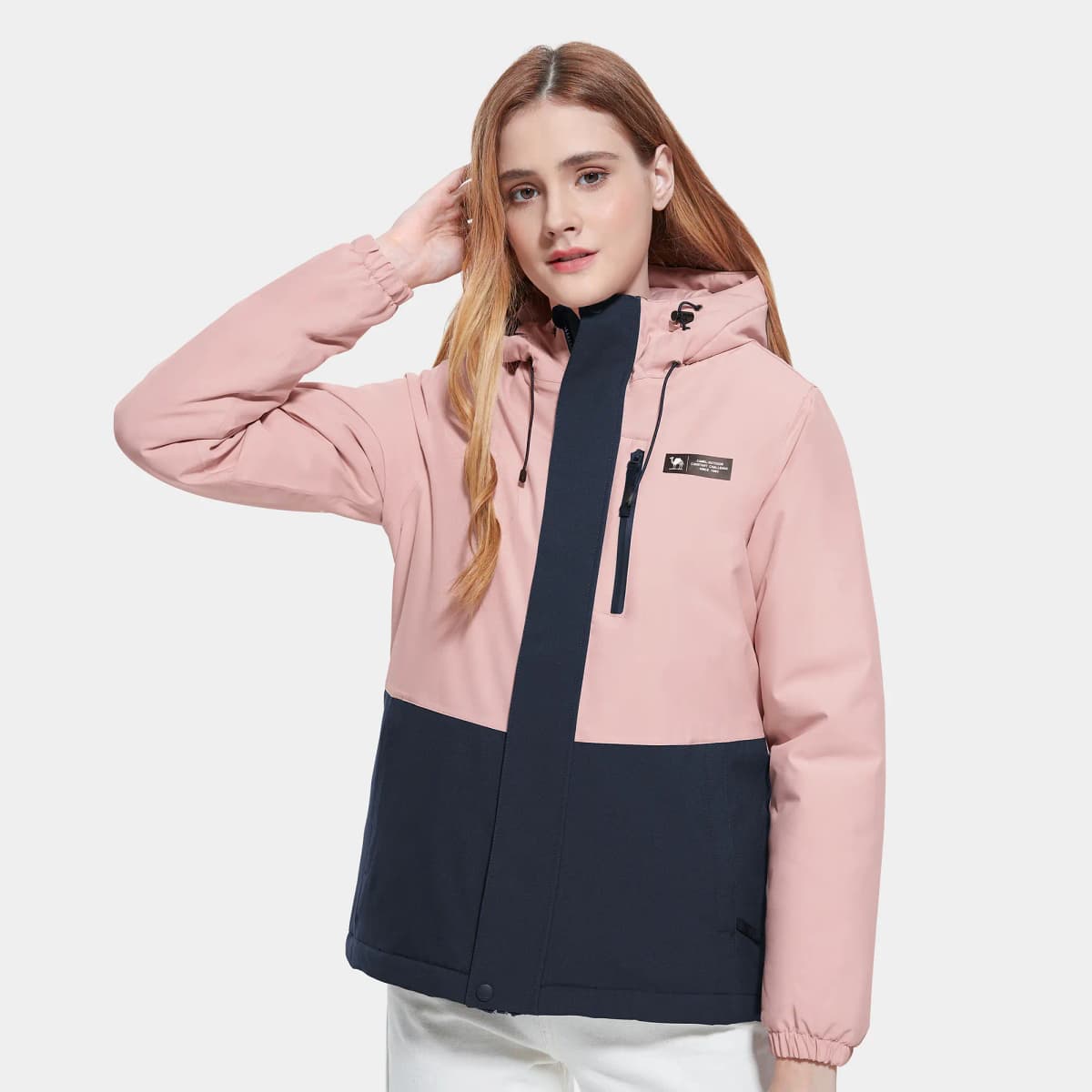 CAMEL Windbreaker Jackets Women's 4