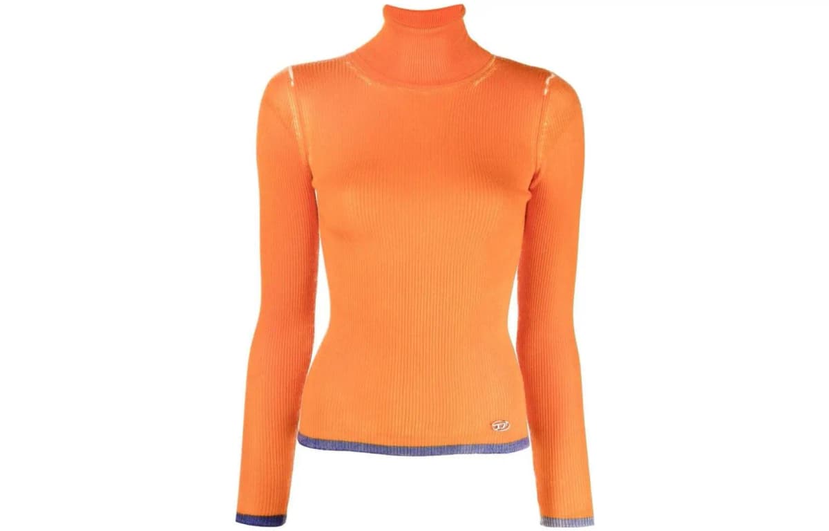 DIESEL Cashmere Sweaters Women's Orange