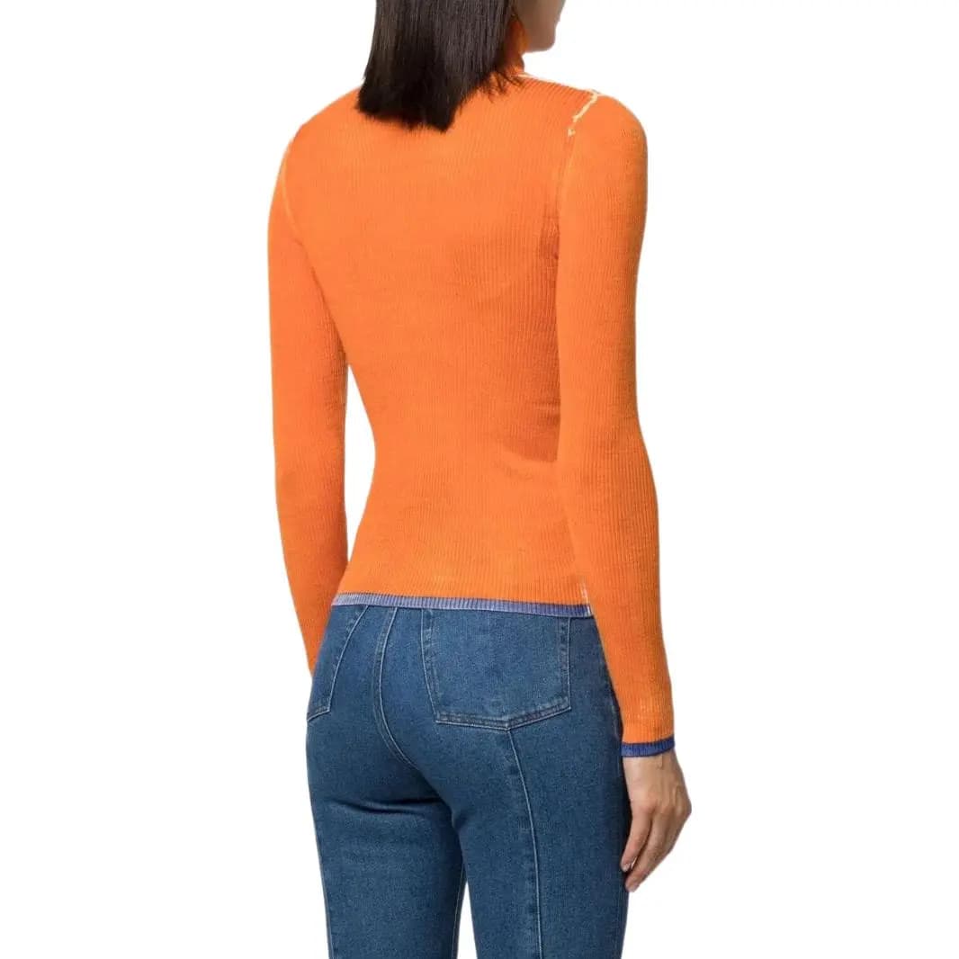DIESEL Cashmere Sweaters Women's Orange 3