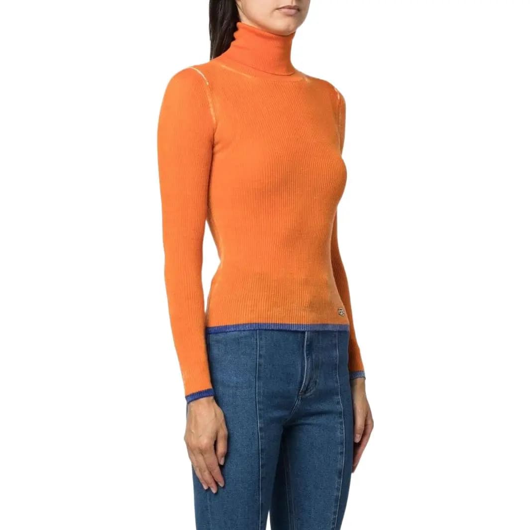DIESEL Cashmere Sweaters Women's Orange 4