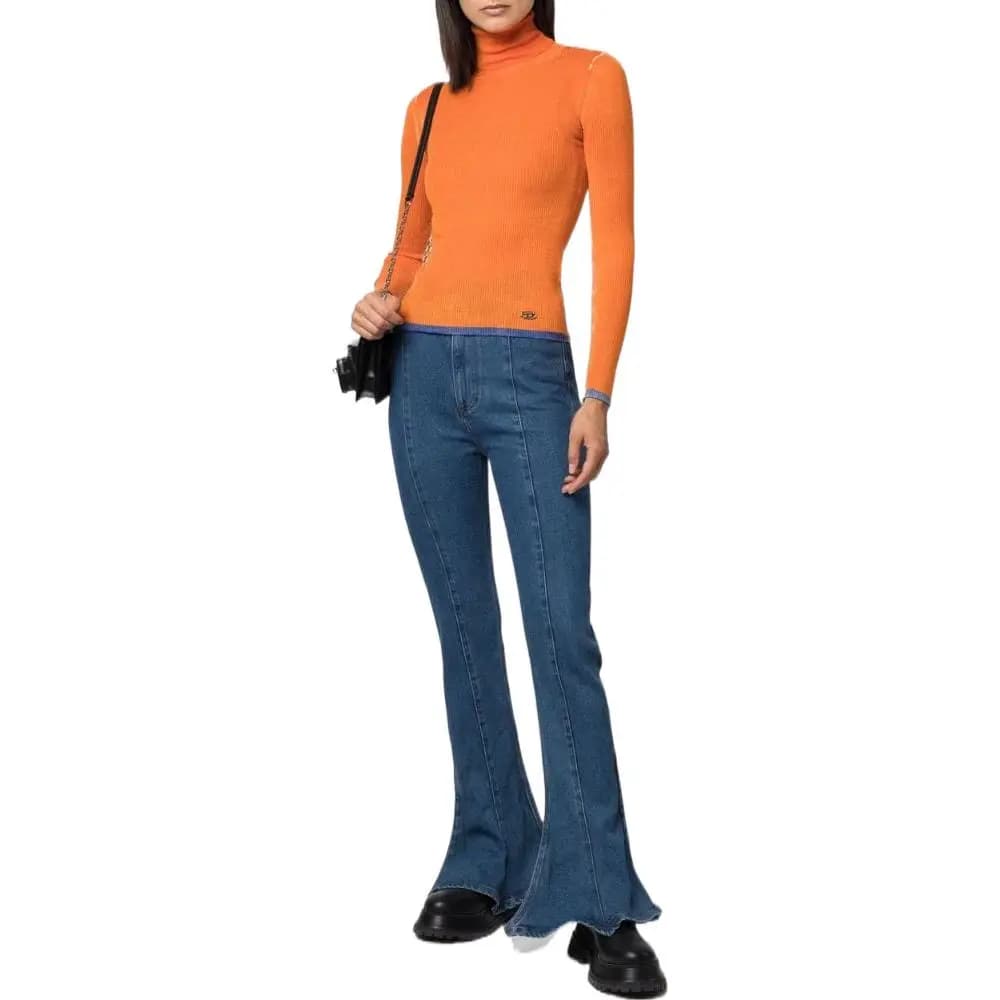 DIESEL Cashmere Sweaters Women's Orange 2