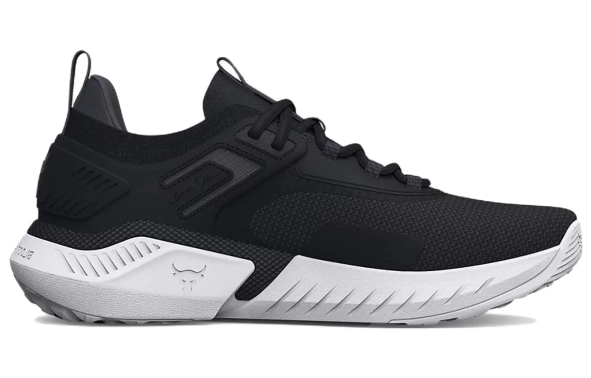 Under Armour Project Rock 5 Qadın Qara/Ağ 2