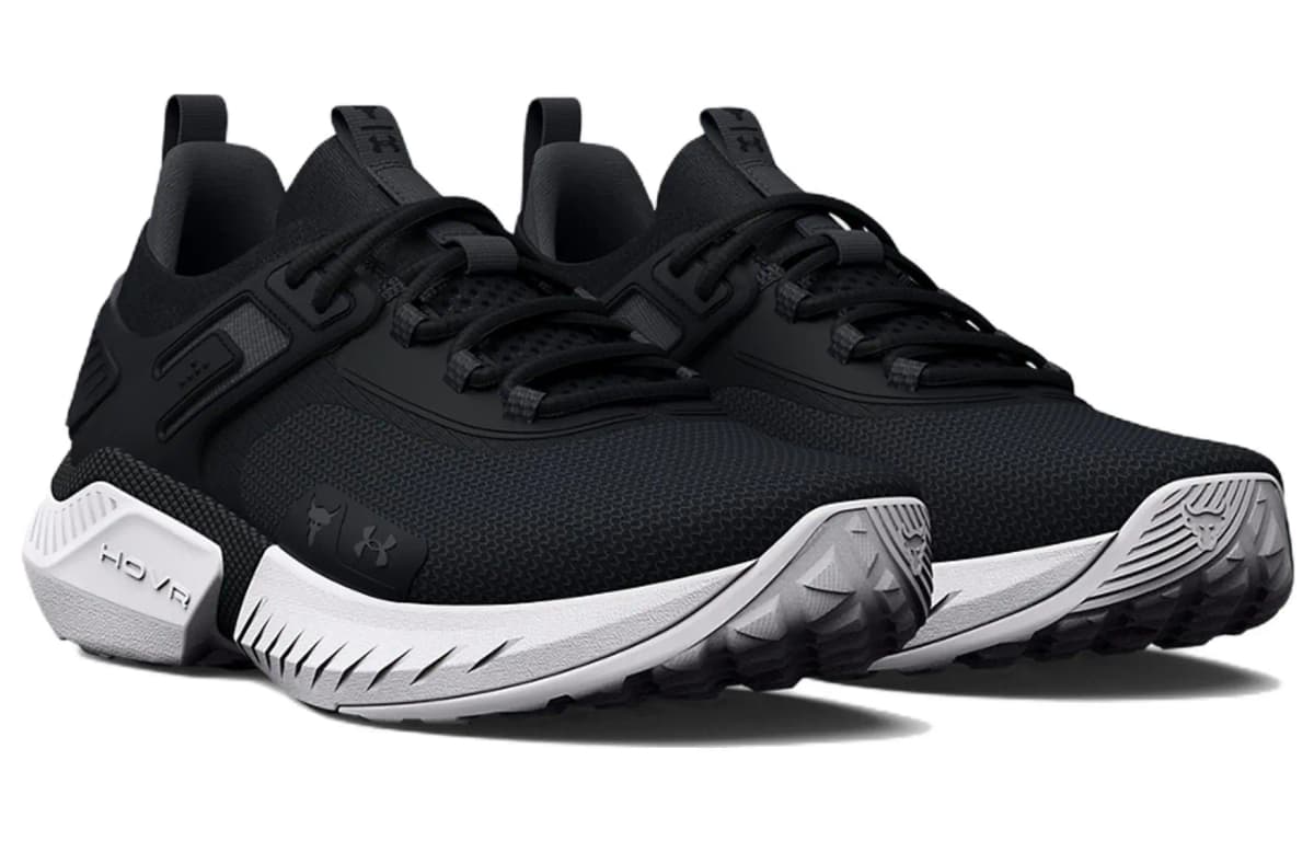 Under Armour Project Rock 5 Qadın Qara/Ağ 3