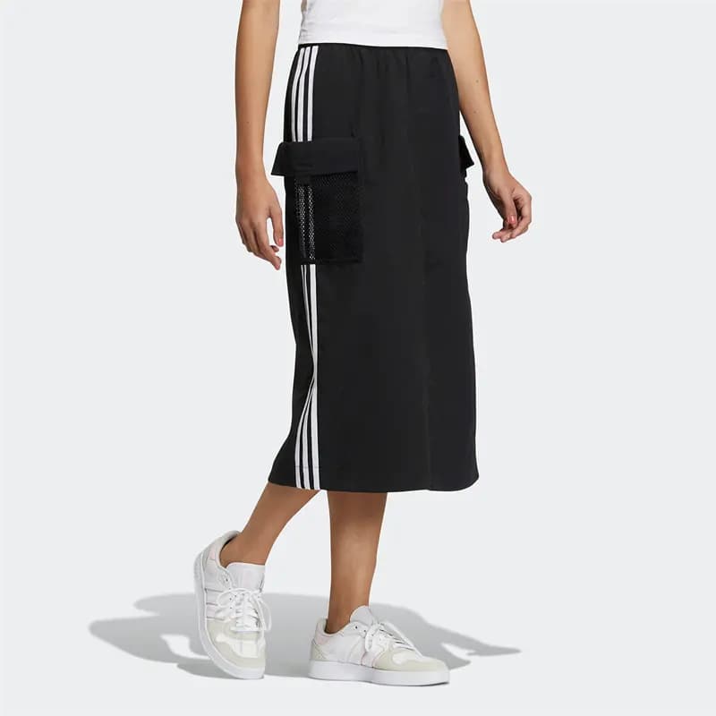 adidas neo Stripe Qadın Ətəyi Qara 5
