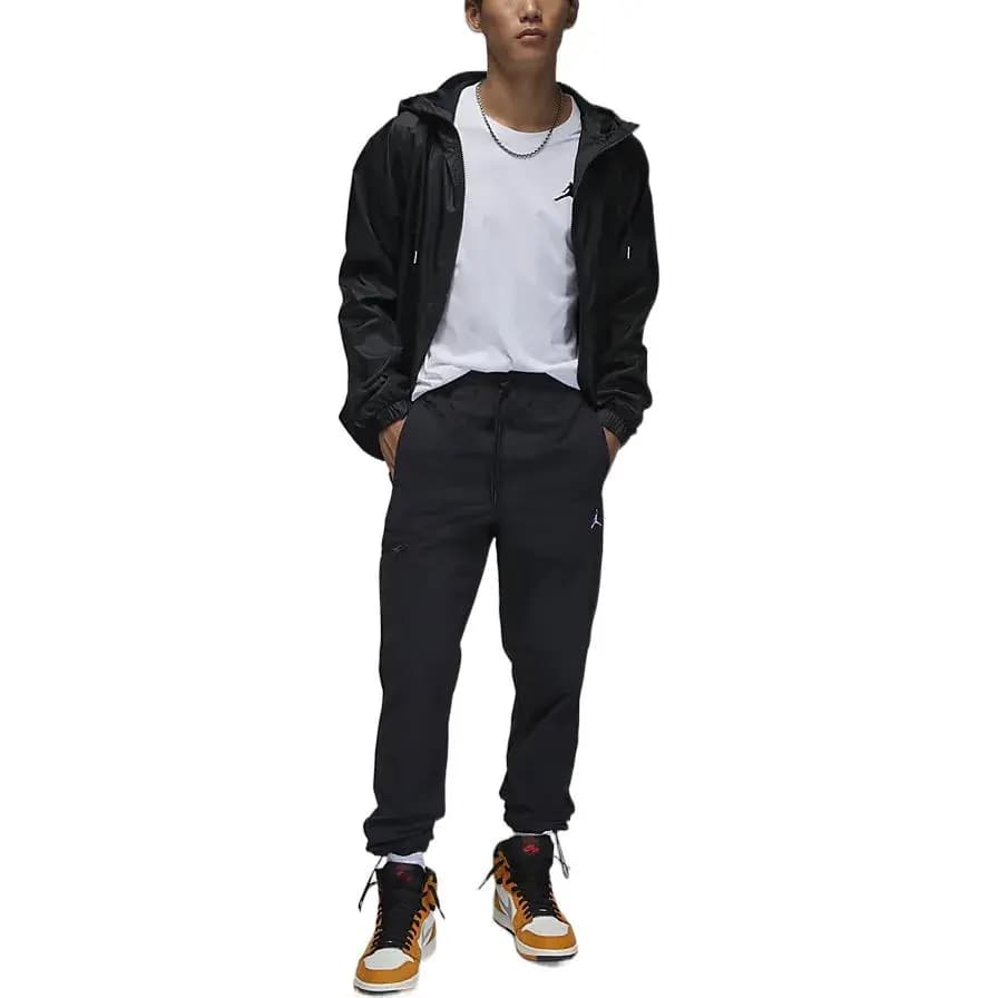 Jordan FW22 Loqo Printli Kişi İdman Şalvarı Qara 4