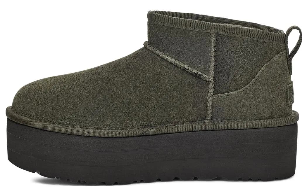 UGG Classic Ultra Mini Platform Qadın Çəkməsi Forest Night