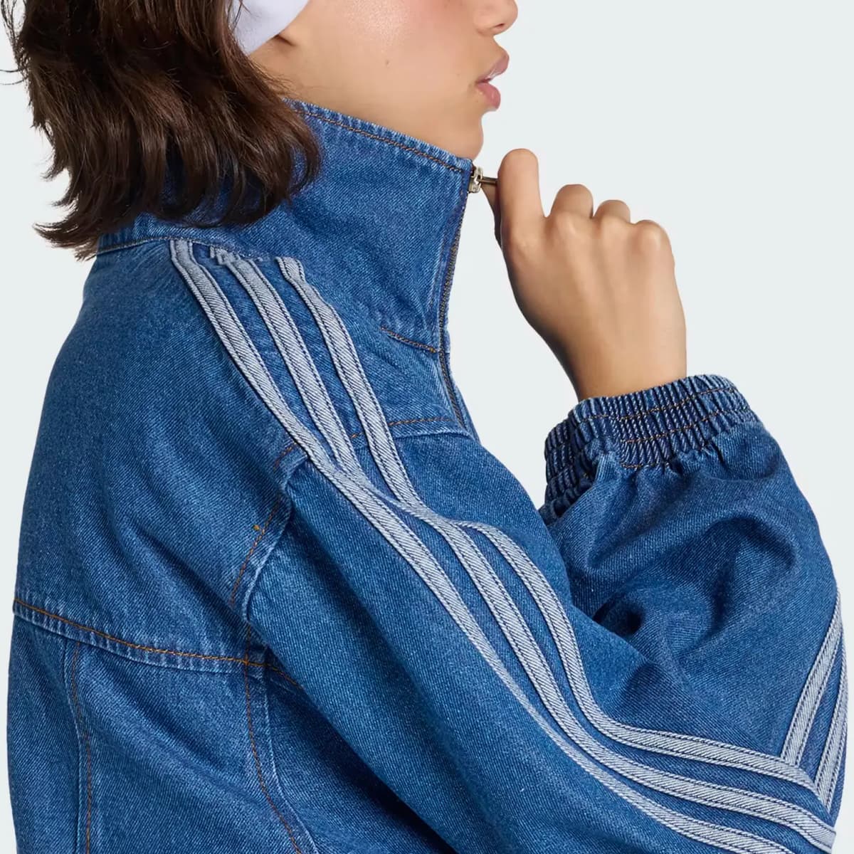 adidas originals Firebird FW25 ADILENIUM Denim Qadın Pencəyi 4