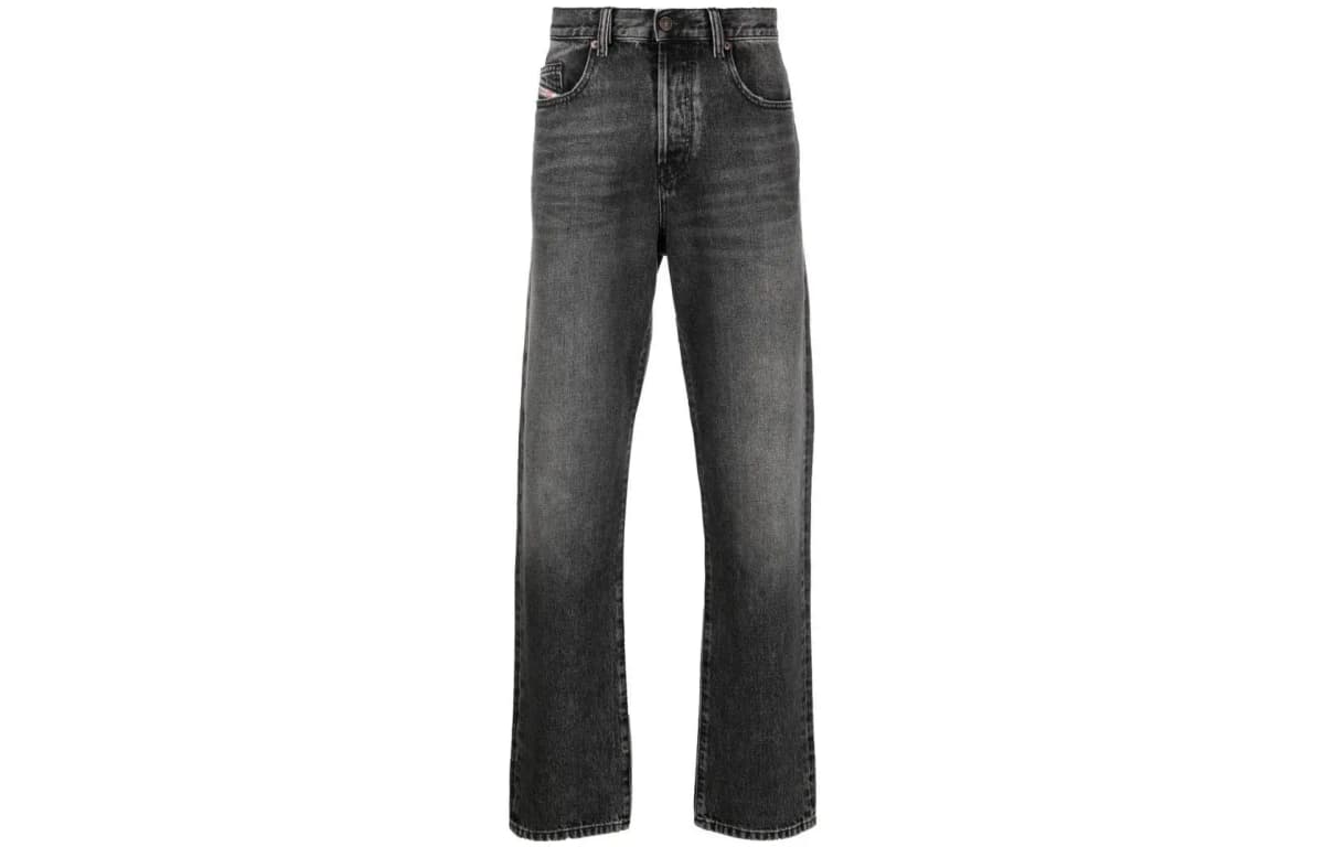 DIESEL FW22 Casual Jeans Kişi Boz 4