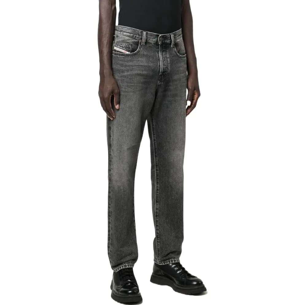 DIESEL FW22 Casual Jeans Kişi Boz 2