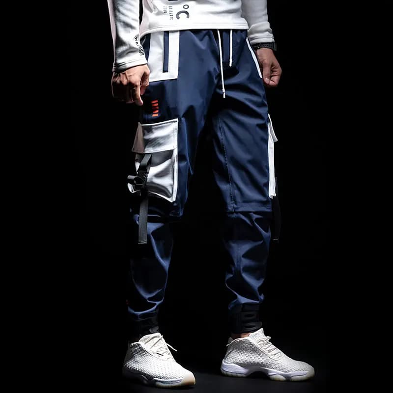 Monster Guardians Windbreaker Pants Men Navy Blue 4