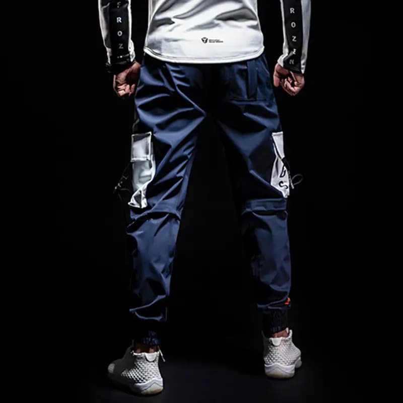 Monster Guardians Windbreaker Pants Men Navy Blue 5