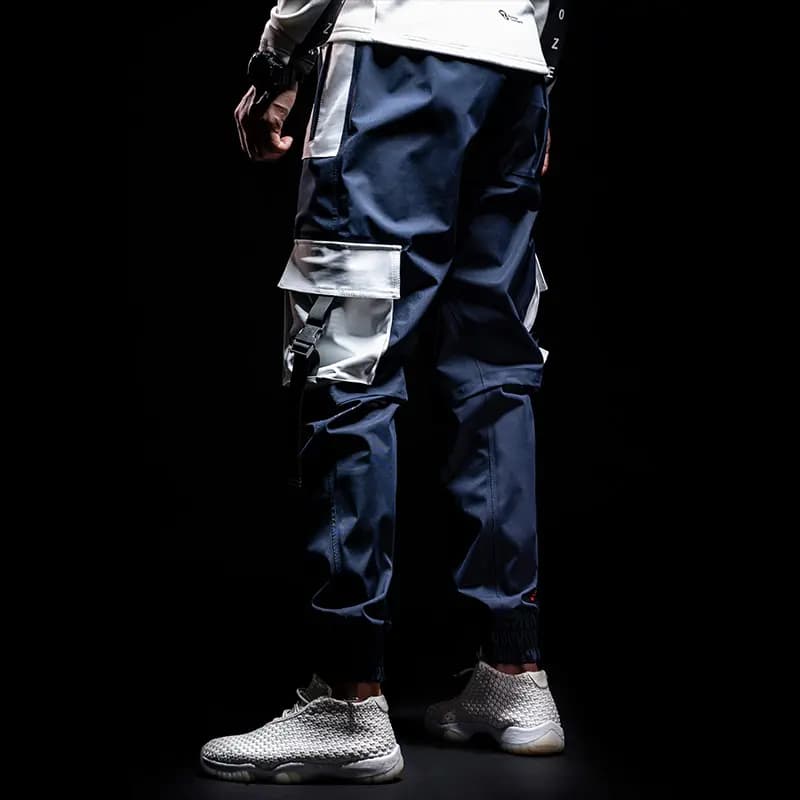 Monster Guardians Windbreaker Pants Men Navy Blue 3