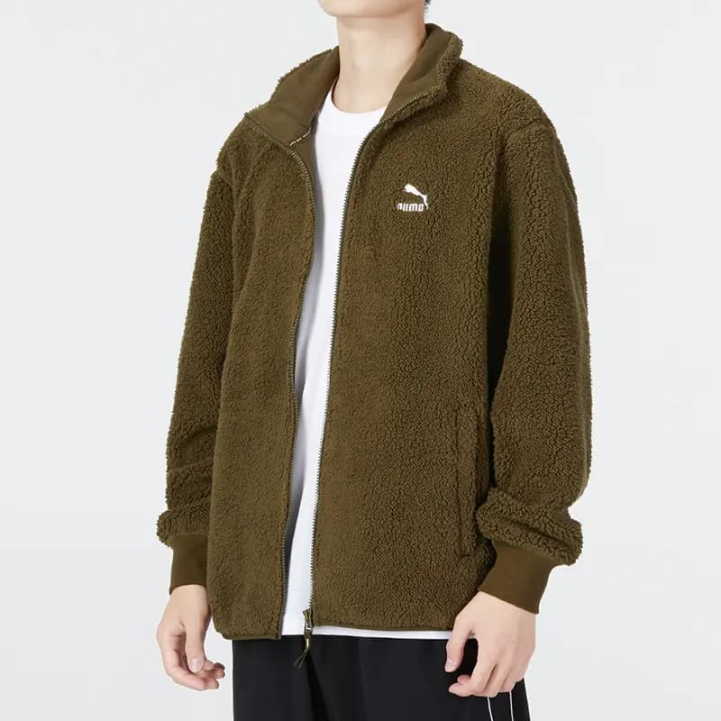 PUMA Velvet Kişi Pencəyi Xaki 5