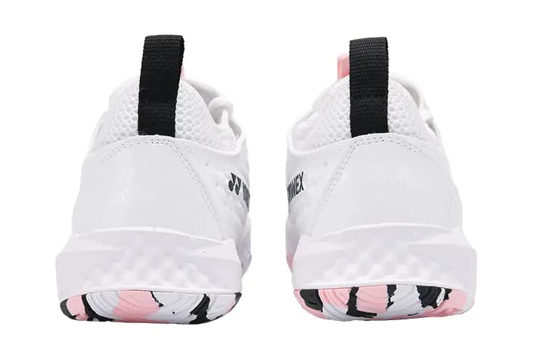 YONEX Breathable Low-Top Tennis Shoes Women's White Pink 4