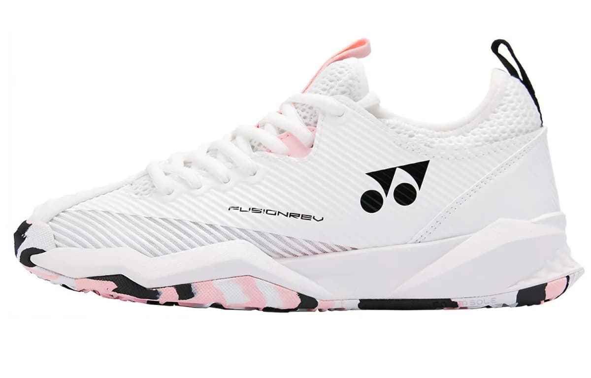 YONEX Breathable Low-Top Tennis Shoes Women's White Pink