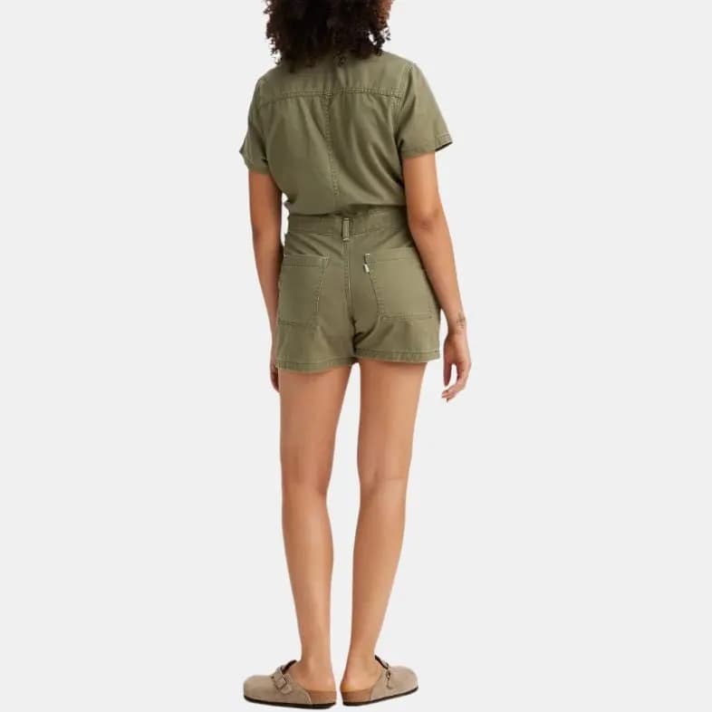 Levi's Simple Versatile Soft Short Sleeve Jumpsuit Women's 2